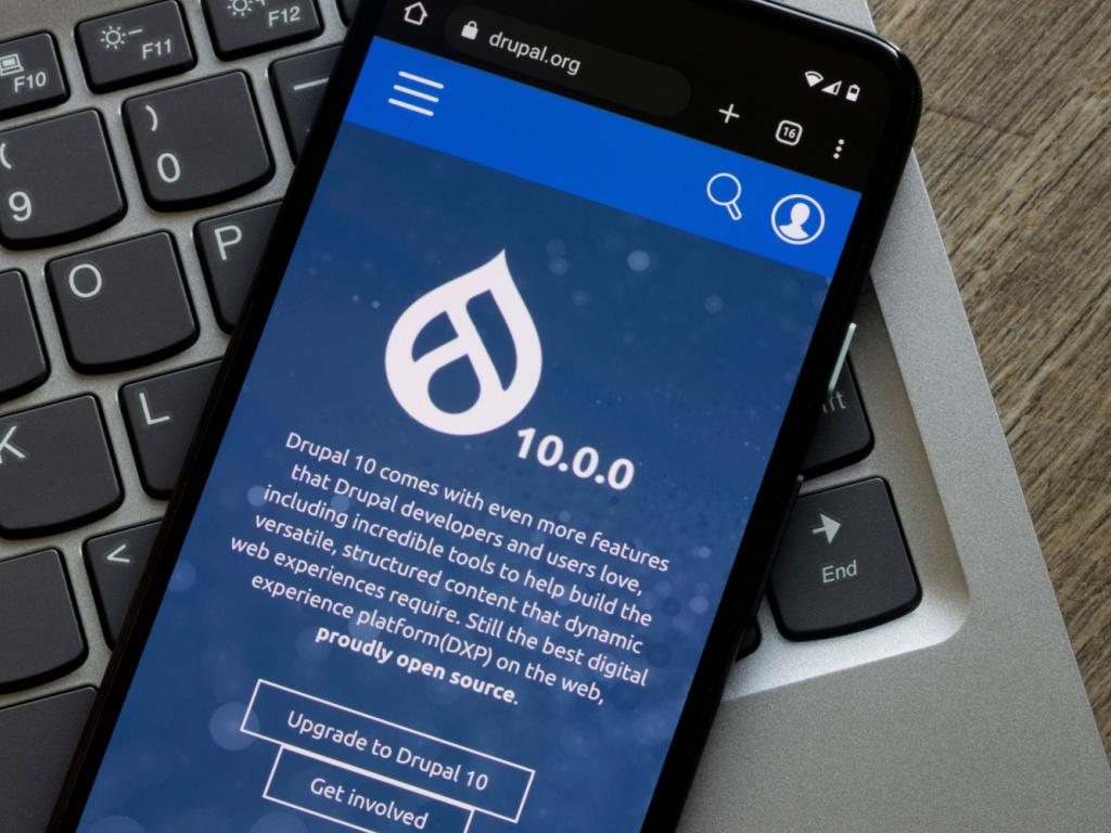 Phone with Upgrade Information for Drupal 10