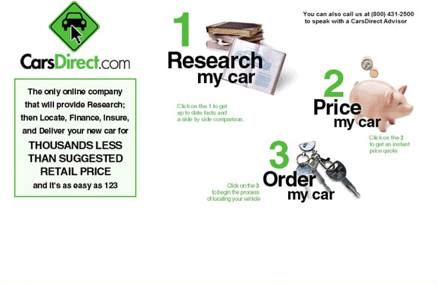 CarsDirect - Alternate Home Page