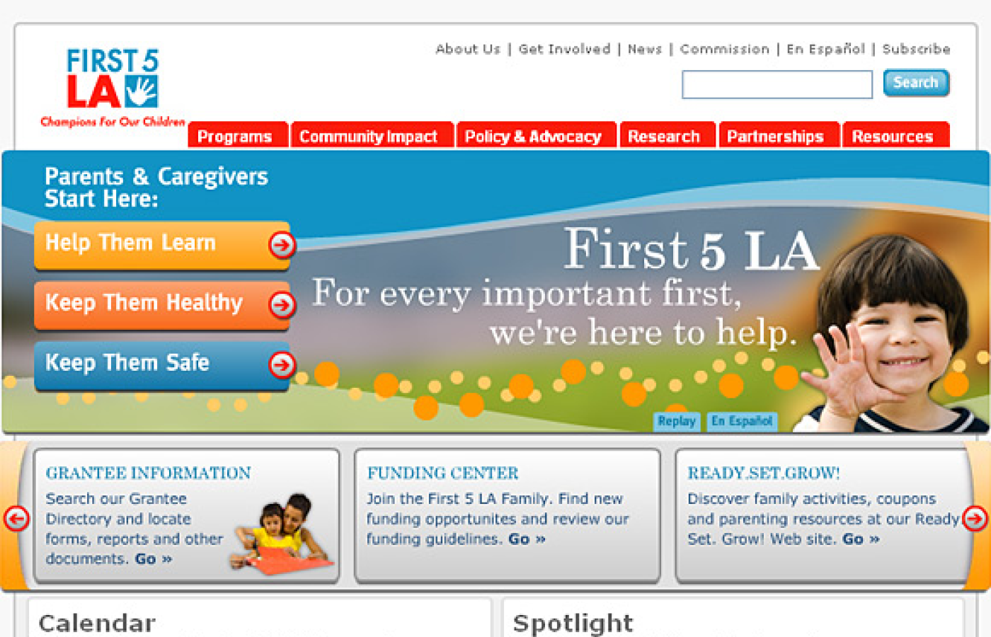 First 5 LA Home Page