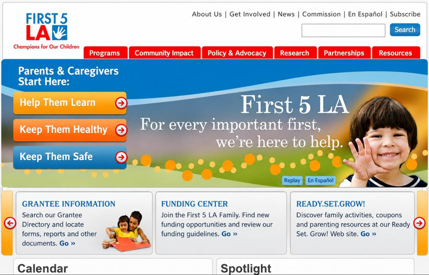 First 5 LA Home Page