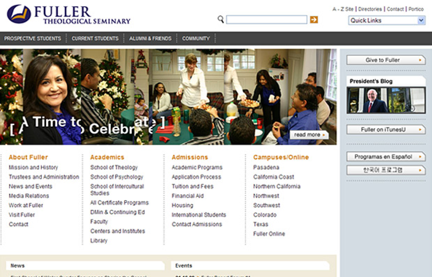 Fuller Theological Seminary - Home page