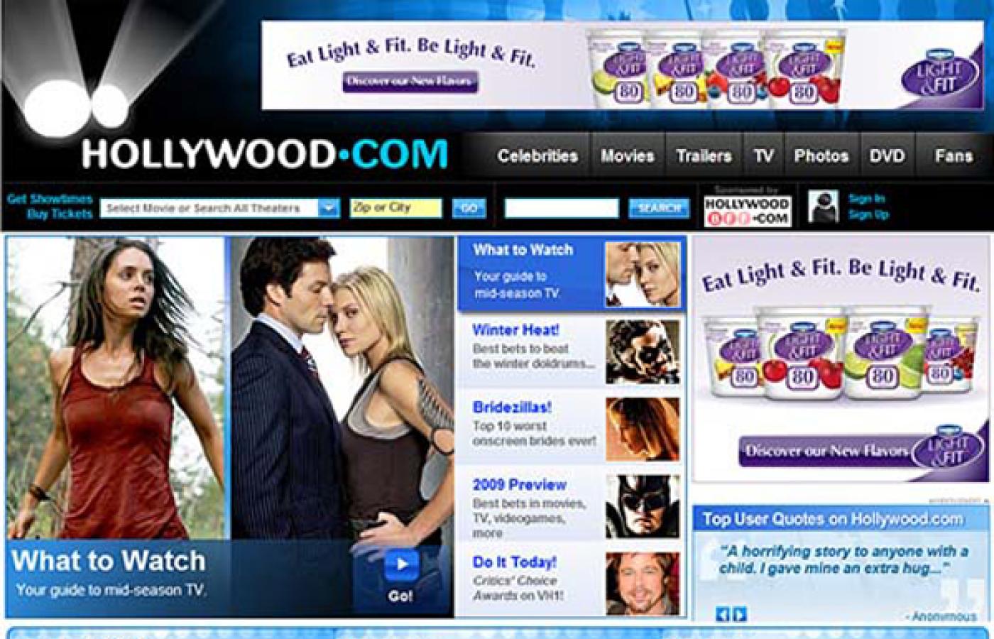 Hollywood.com - Home Page