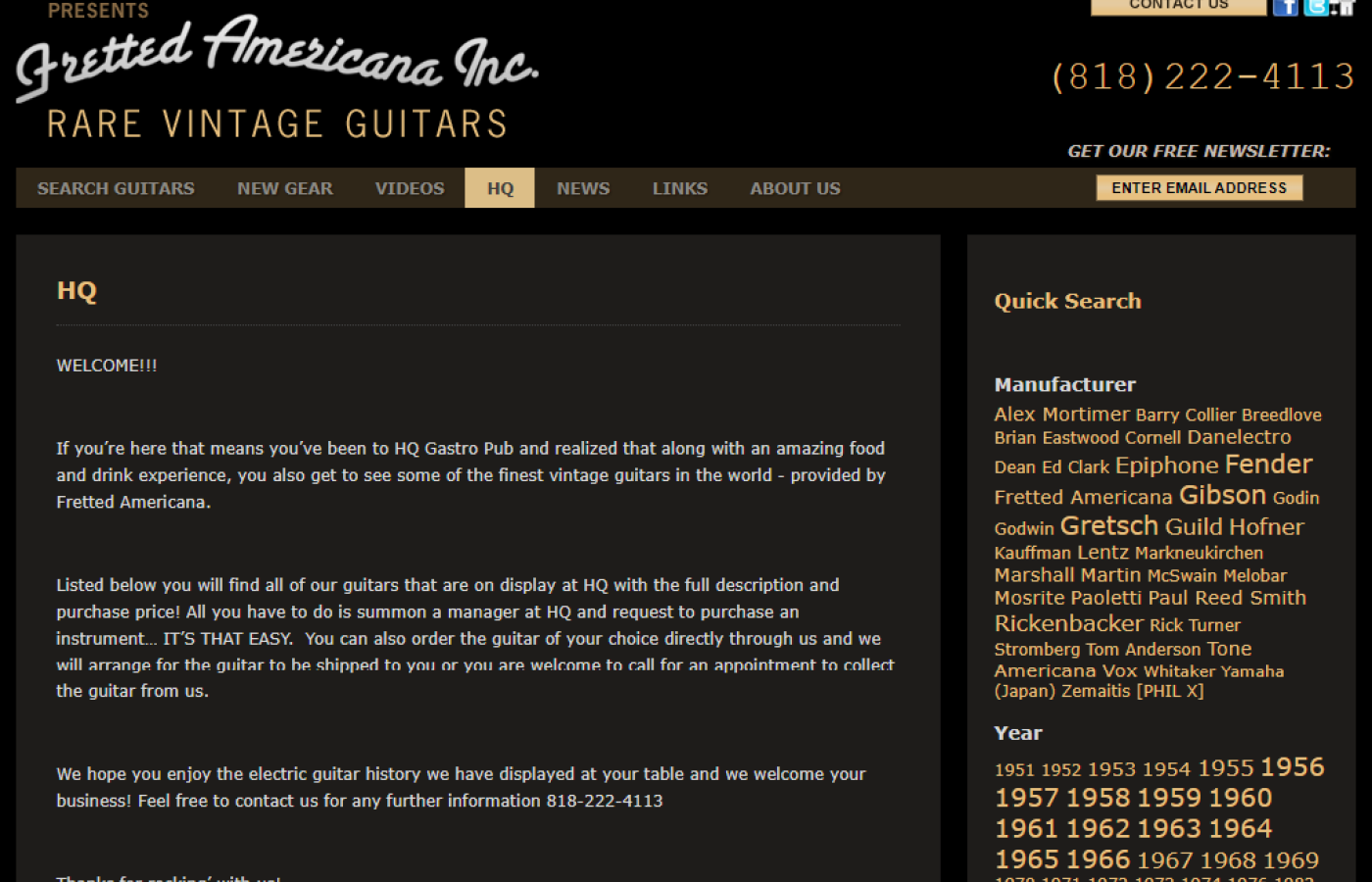Fretted Americana Site - HQ