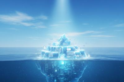 A Google Gemini image of an iceberg showing that chatbots are just the tip of the iceberg and we are taking a look at the rest.