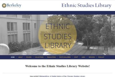 Ethnic Studies Library at UC Berkeley Home Page
