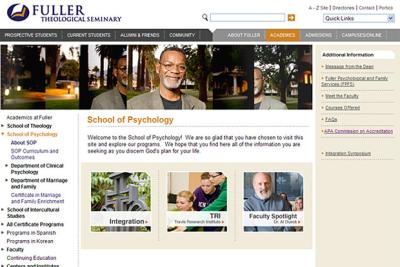 Fuller Theological Seminary - Landing page