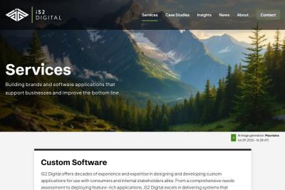 iS2 Digital AI Generated Hero Image